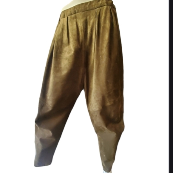 GISELLE SHEPATIN suede pants - Picture 1 of 7